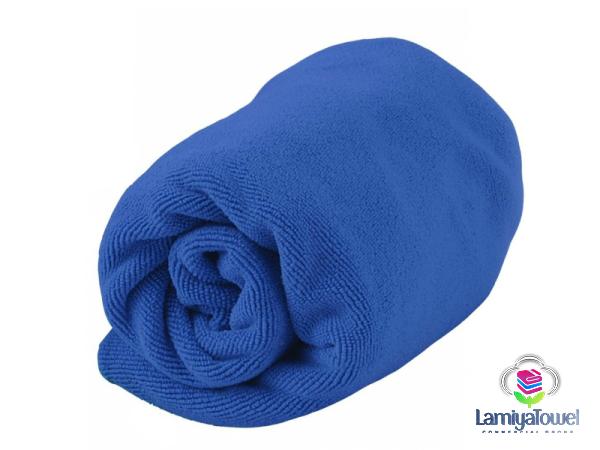 Navy blue sports towel | Buy at a cheap price