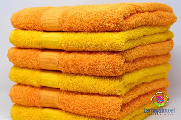 Buy yellow bath towels set + best price